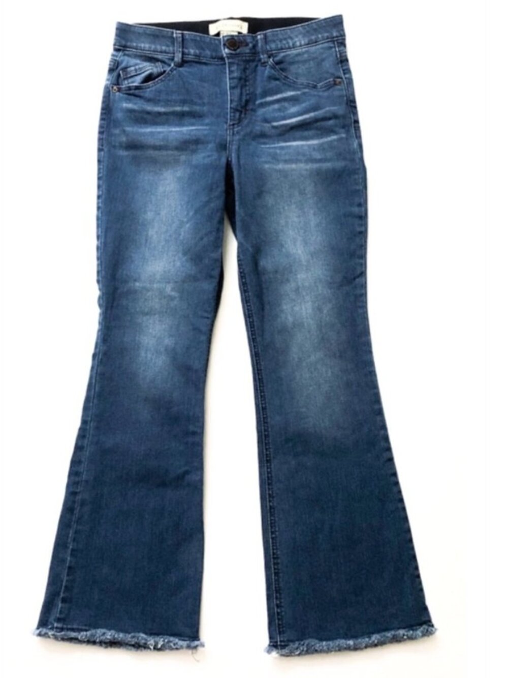 Democracy Denim Ab Tech High Rise Kick Boot Jeans Women's Size 12 Petite